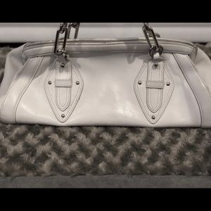 Chole Haan white leather handbag